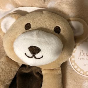 Gender Neutral 2-Piece Baby Blanket Set.